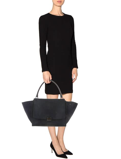 celine trapeze bag black price|HANDBAGS .